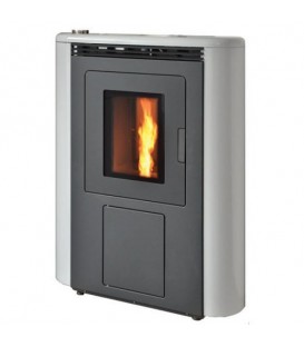 Stufa a pellet ad aria Butterfly 11 kW a gassificazione