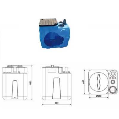 Stazione di sollevamento Ebara D TANK 100 (versione base)