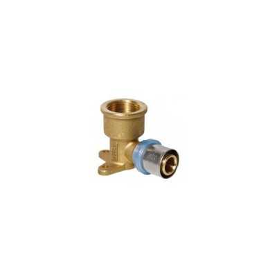 Gomito con flangia press fittings