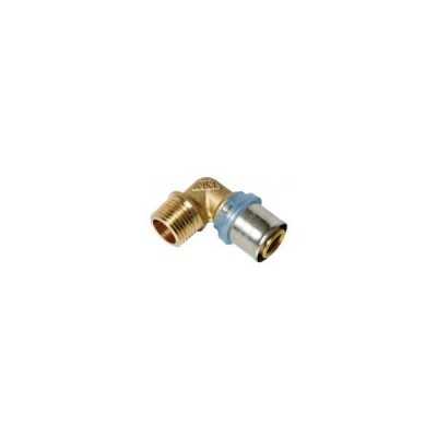 Gomito maschio press fittings