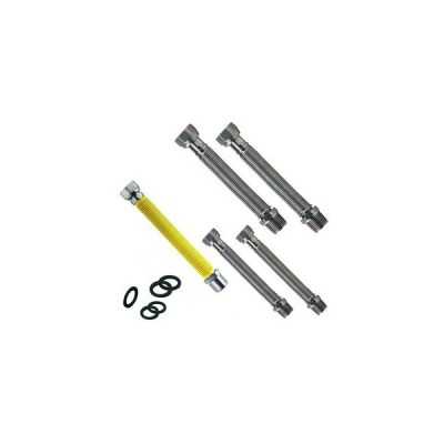 kit 5 flessibili estensibili acciaio inox per allacciamento caldaia kit 5 flessibili estensibili acciaio inox per allacciamento caldaia