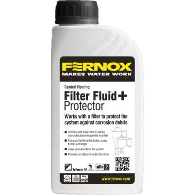 Liquido pulitore impianti riscaldamento fernox FILTER FLUID + Protector 500 ml