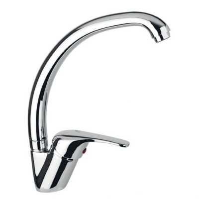 Miscelatore lavello collo cigno