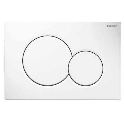 Placca Geberit Sigma01 bianca