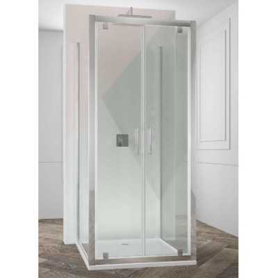 Porta doppio battente per doccia VENERE effetto ghiaccio