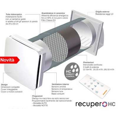 Recuperatore di calore Redi Recupero HC